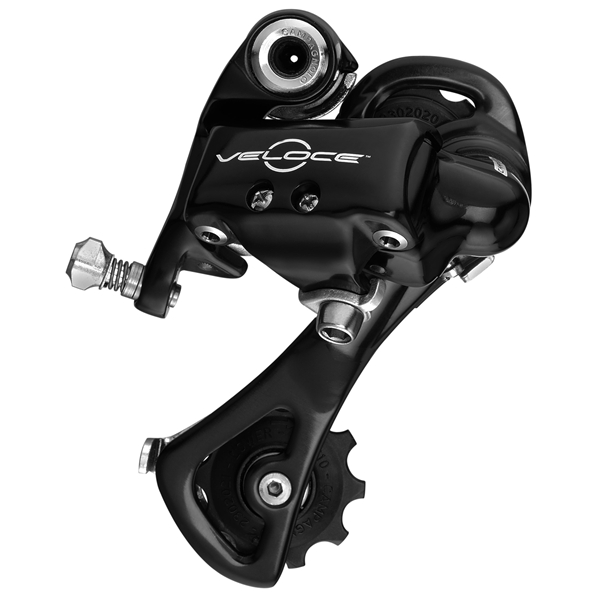 Campagnolo DERAILLEUR ARRIERE VELOCE BLACK 9/10S CHAPE MOYENNE
