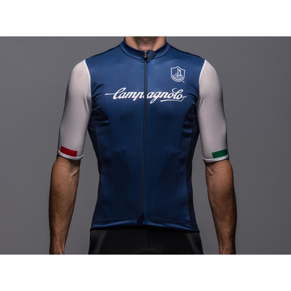 Campagnolo MAILLOT HOMME IRIDIO BLEU ET BLANC