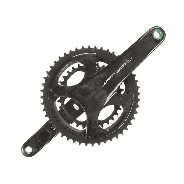 Pédalier Double Campagnolo Record 175mm Avec Pédales - Vintage D'occasion