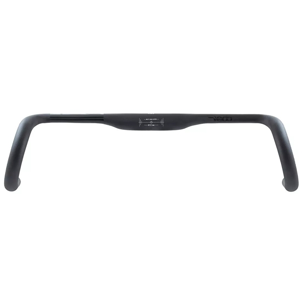 Deda Elementi Zero RHM Rennrad Lenker  Aluminium, Schwarz/schwarz, 46 Cm  Breit  31.7 Mm Klemmung Zero Dsr