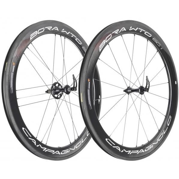 Campagnolo BORA™ WTO 60 Patins Tubeless (2-WAY FIT™) Paire Campa Bright