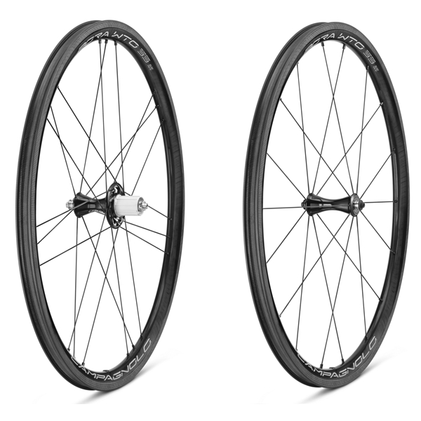 Campagnolo BORA™ WTO 33 Patins Tubeless (2-WAY FIT™) Paire Campa Bright