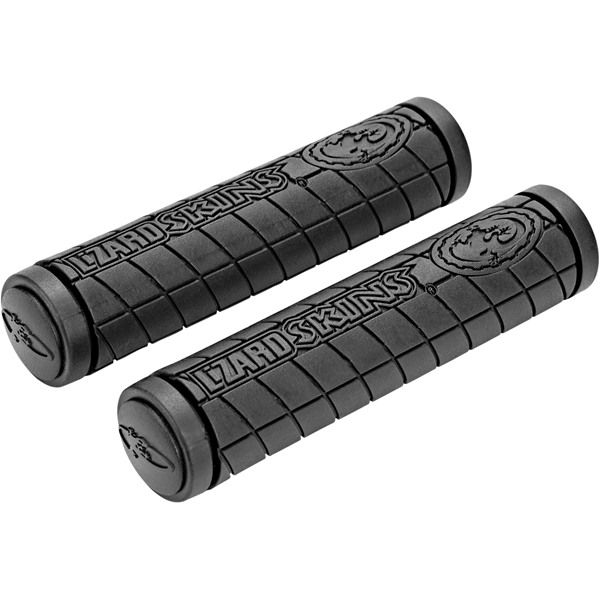 Lizard Skin PAIRE DE GRIPS LOGO SINGLE COMPOUND - NOIR sans LOCK-ON